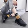 1 Low-top Martin Small Leather Shoes Women's Large Size Pure Black Round Head Men's Couple Casual Tooling Shoes
