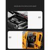 1/22 Jeeps Wrangler Rubicon Legierungsmodellauto Spielzeug Diecasts Metallguss Rückzug Sound und Licht Auto Spielzeug für Kinder Fahrzeug