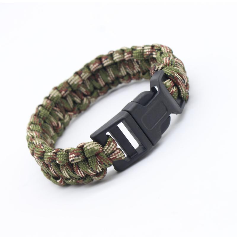 Sieben Kern Paracord Flucht Outdoor Notfall Geflochtenes Seil EDC Camping Überleben Rettungs Armband Werkzeuge Regenschirm Seil Armband