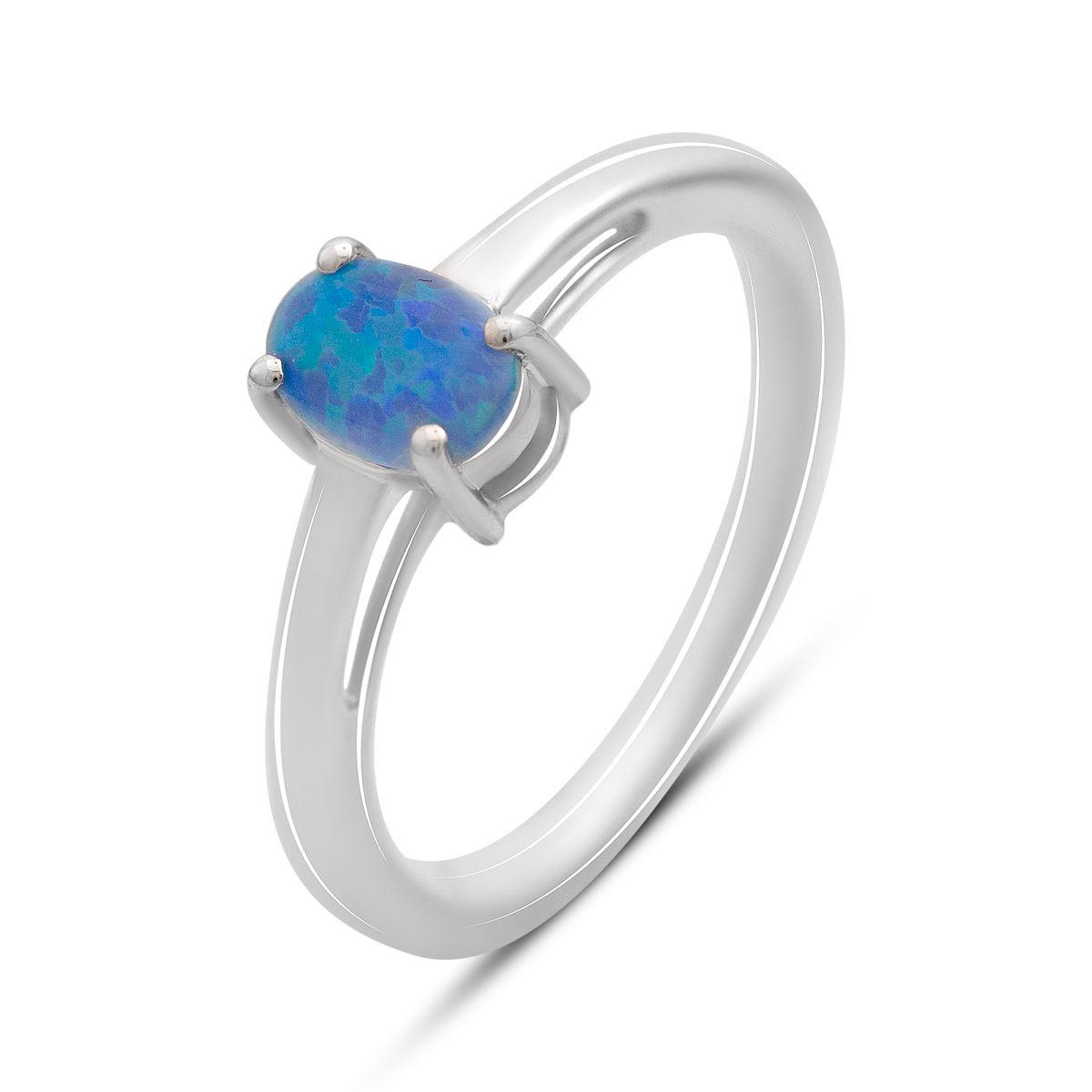 

Silver ring with opal 0.3ct, product weight 2.24 g (2174271) 17.5