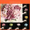 Flawlessly Realistic 46cm Artificial Hydrangea Bouquet Of High Quality Fake Silk Flowers For Wedding Decor
