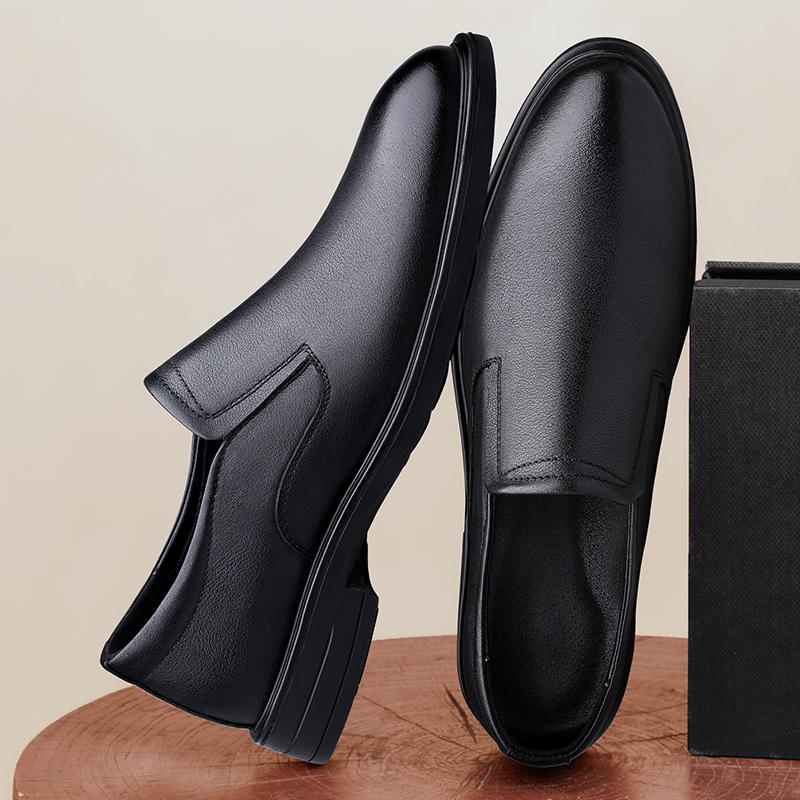 Fashion Leisure Walk Men Casual Shoes Genuine Leather Male Loafers Hot Sale Driving Shoes New Arrival Slip on Flats Comfy Business Shoes