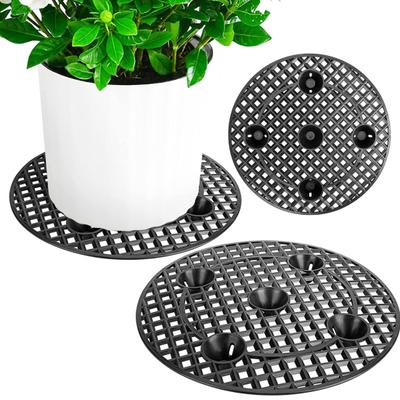 3 Pack Plant Level Pot Elevators Flower Pot Tray Planter Stands Patio Deck Floor Protector Plant Pot Feet Risers