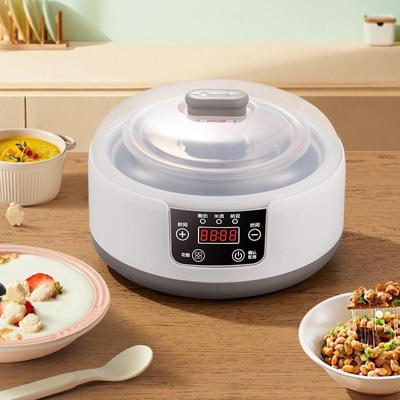 Digitaler Joghurtbereiter Natto DIY Edelstahlinnentopf, Elektrische Maschine für Camping