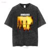 Soundgarden Down On The Upside T-shirt Taglia M Nera Band Grunge Rock manica lunga o corta vintage Lavata uomo Versatile