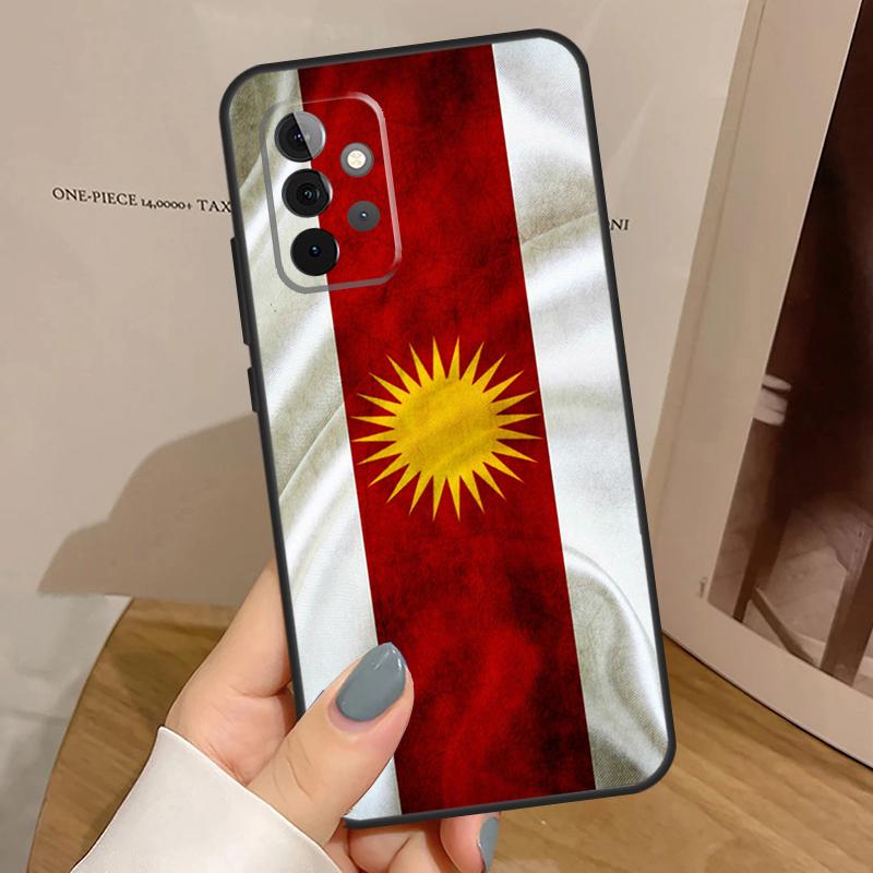 Yazidis Flag Case For Samsung Galaxy A55 A35 A15 A54 A34 A14 A33 A53 A13 A23 A17 A06 A16 A56 A36 A32 A52