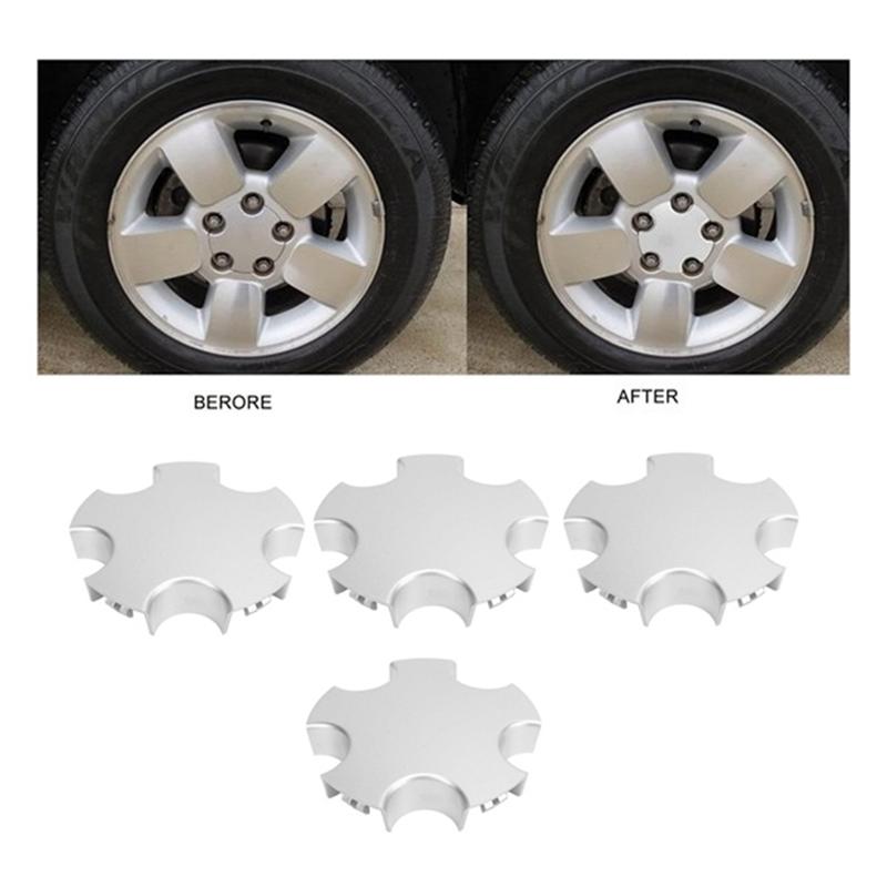 Car Wheel Center Cap 5FA51PAKAC Replacement Parts Car Accessories For Jeep Cherokee 2001-2004 Hub Cap Cover 4Piece