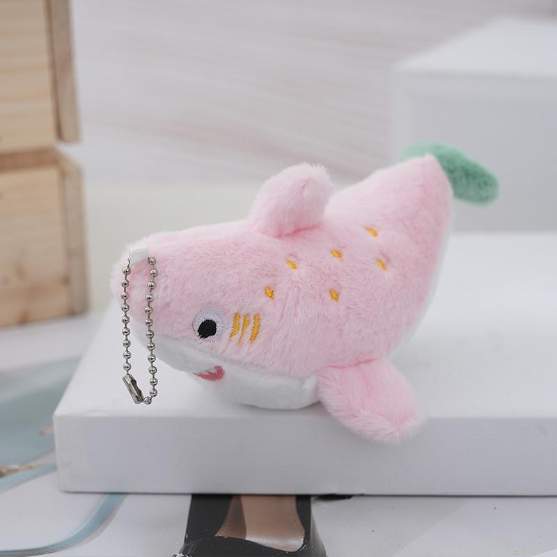 Entzückende 13cm Plüsch-Hai-Puppe Niedliches Cartoon-Design Weiche PP-Baumwollfüllung Perfekt für Paargeschenke