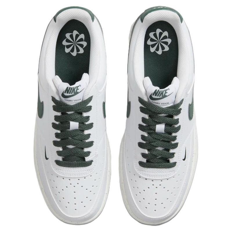 Nike Court Vision Low Next Nature White Vintage Green Women's Sneakers FV9952-101