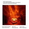 Rotating Water Ripple Atmosphere Lamp Water Ripple Lamp Bedroom Bedside Flame Romantic Lamp Dynamic Square Desk Lamp