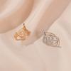 Personalized Hollow Butterfly Ring Fashion Lady Open Ring Accessories Engagement Jewelry