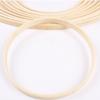 10Pcs Dreamcatcher Ring Bamboo 23Cm Diameter Round Wooden DIY Craft Tools for Mandala Curtain Ringer Home Decor