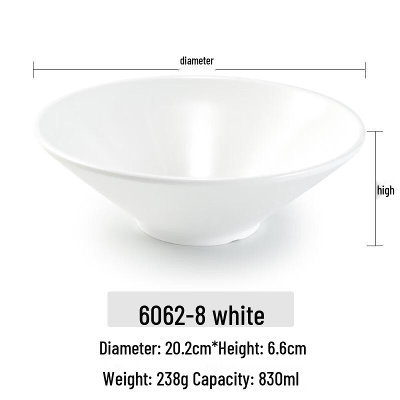 A5 Melamine Conical Noodle & Soup Bowl