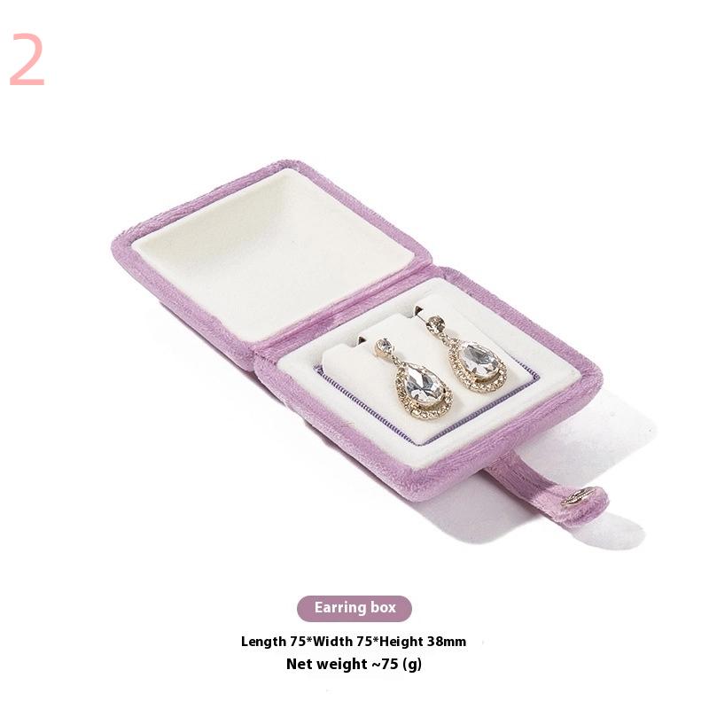Velvet Ring Box Classical Earring Necklace Bangle/Bracelet Case Jewelry Gift Box For Wedding Jewelry Display Storage Box