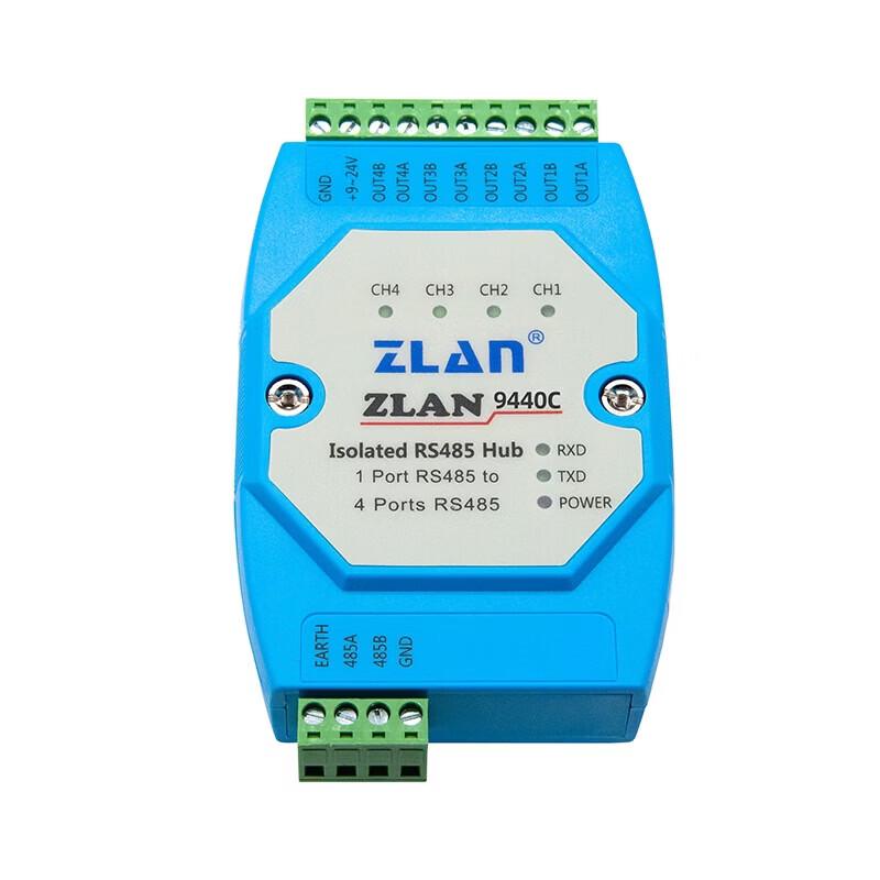 

Промисловий ізолятор-концентратор сигналів RS485 ZLAN