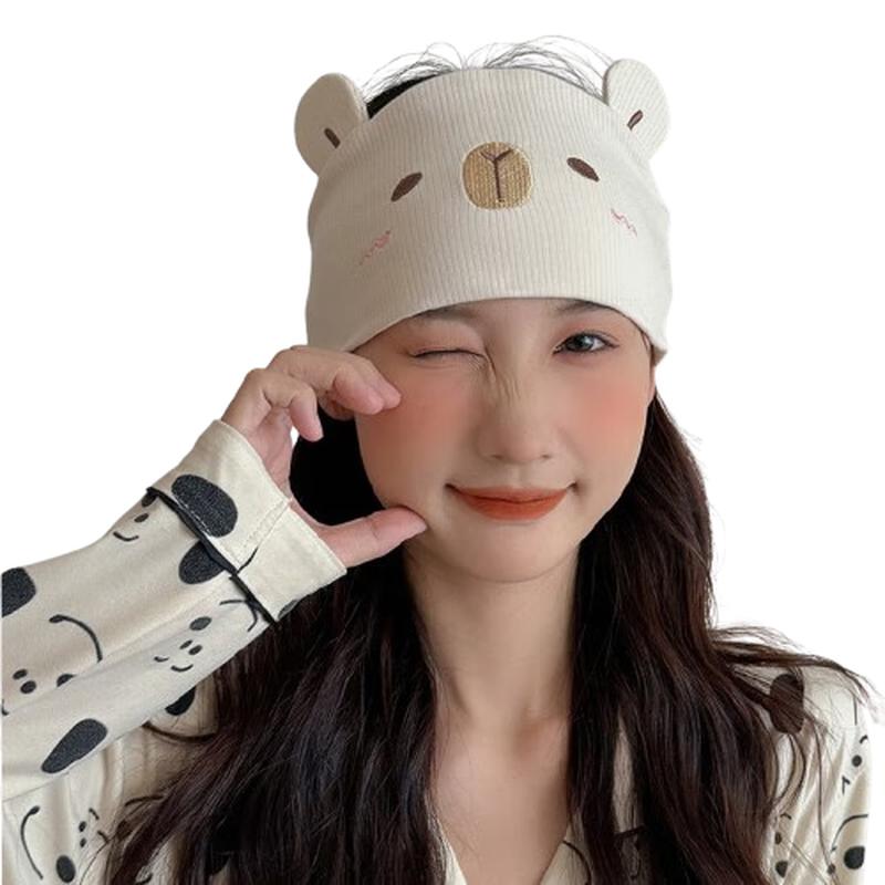 JOYNCLEON Послеродовая ветронепроницаемая повязка на голову из чистого хлопка One Size