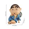 Funny Kimono Crayon Shin Chan Decoration Handmade Anime Surrounding Model Toy Gifts Ornaments Q Version Decoration