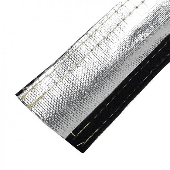 Metal Heat Shield Sleeve Ulated Oil Line Air Intake Wire Hose Cover Wrap Tube