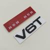 3D Metal Car Fender Badge V6T V8T Logo Decal Emblem Sticker for Audi A3 A4 A6 Q3 Q5 S4 S5 TT Auto Decoration Accessories