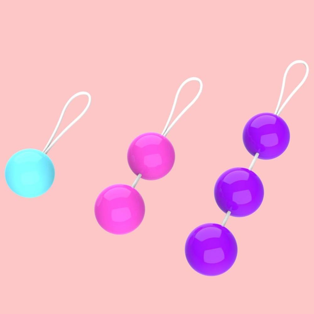 3pcs Colorful Kegel Balls Ben Wa Balls Muscle Trainer Vaginal Tight Shrink Exercise Female Masturbation Tools Intimate Goods 18