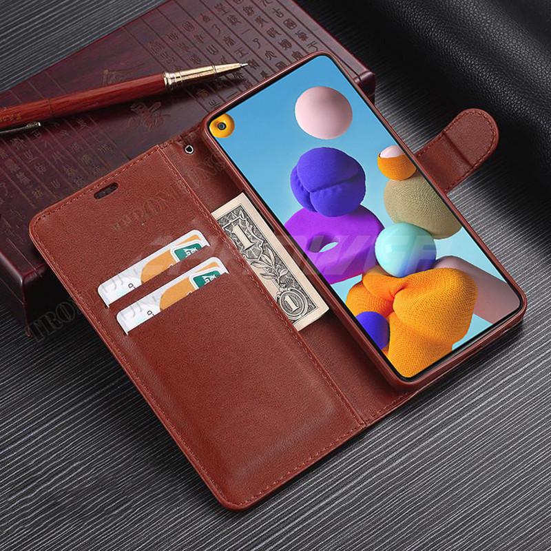 Magnetic Leather Book Flip Case For Samsung Galaxy A21S A51 A71 A01 A11 A21 A31 A41 A81 A91 M30S M60S M80S M01 M11 M21 M31 M41 M31 5G Soft Cover