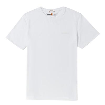 Breathable Round Neck Pullover Short Sleeve T-Shirt Men Tops White A6ASV-100