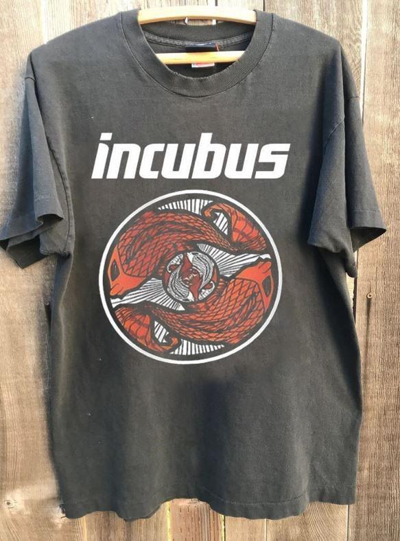 Incubus Band Shirt Incubus Graphic Tour Charcoal Unisex T shirt S-5XL WA4364 L