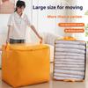 Large Capacity Moving Packaging Bag 100L Waterproof Woven Clothes Organizer for Dormitory Home Packing Storage