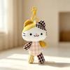 Kiki Cat Pendant Plush Toy & Glasses Keychain Charm