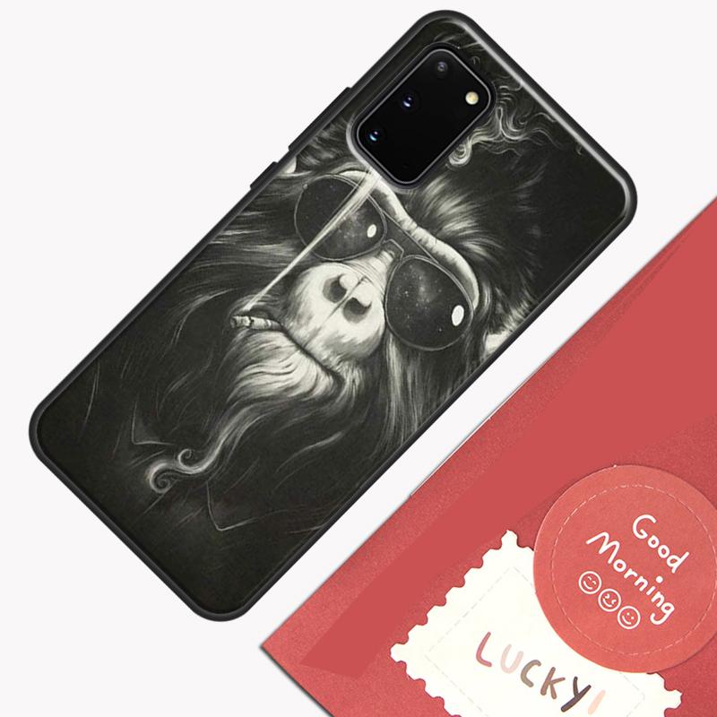 Cartoon Monkey Phone Case For Samsung Galaxy S23 S26 Ultra S20 S21 S22 S24 S25 Plus S10 S25 FE Cover Shell