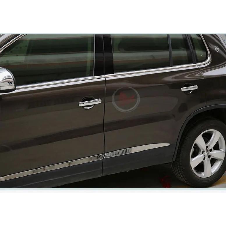 For VW Tiguan Chrome Door Handles Covers 2007-2016 Volkswagen Car Accessories Stickers Car Styling MK1 2009 2010 2012 2014 2015