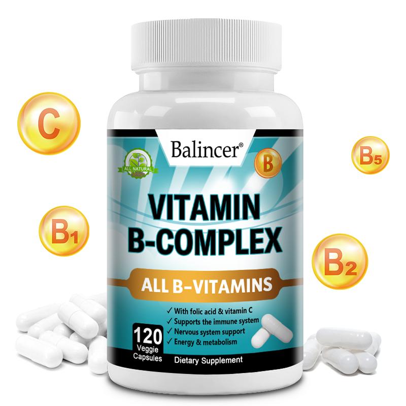Balincer Vitamin B-Komplex, 60/120 vegetarische Kapseln