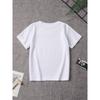 European Sizes Boy Fashionable Cartoon "Soccer" Graphic Print T-Shirt Top for Kids Summer Casual Round Neck Short Sleeve Shirt