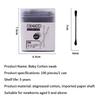100Pcs/Box Double Head Cotton Swab Stick Ear Spoon Ear Clean Makeup Manicure Cotton Swabs Disposable Cleaning Tools