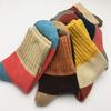 5 Pairs Women Winter Warm Vintage Floor Socks Lady Casual Socks Tube Socks