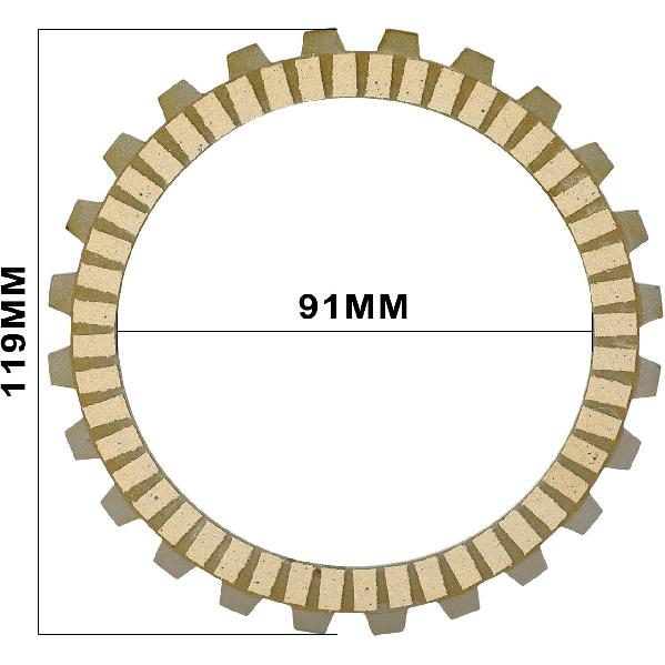 

Motorcycle Clutch Friction Plates Parts for CRF125F CRF 125F CRF 125 CRF125 2024 23023 2014-2024 Dirt Pit Bike