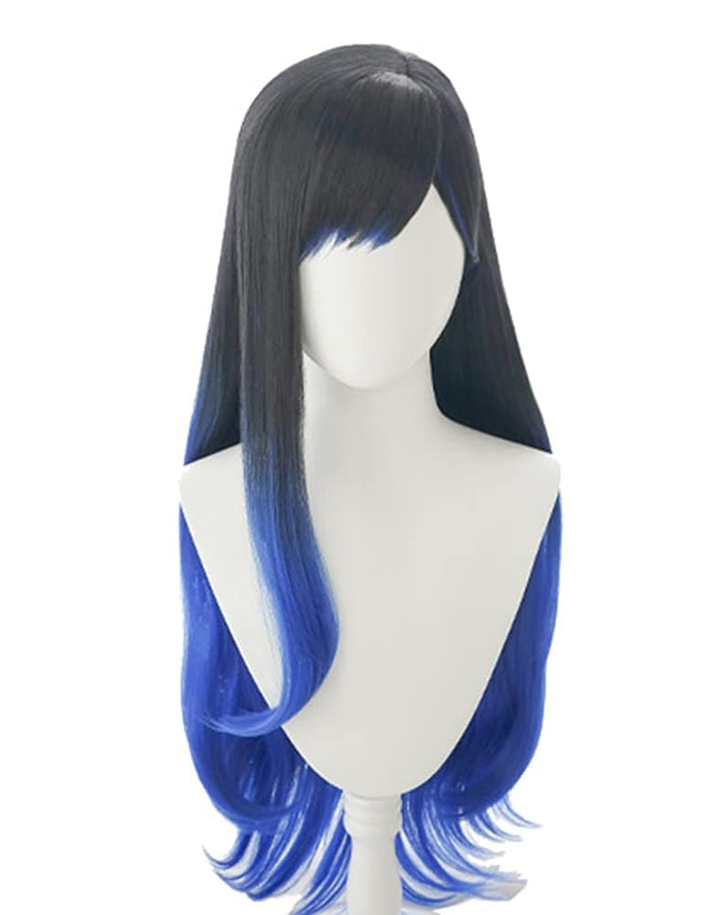 

Косплей-парик с Анной Сираиси в черном и синем цвете, с идеальной для Хэллоуина сеткой. Жаростойкий, костюмы.