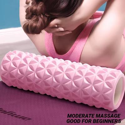 3D Diamant Schaumstoff Eva Massage Rolle Hohl Yoga Säule Fitnessgerät Für Muskel Physiotherapie Und Sportrehabilitation Rolle