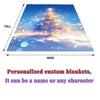 Dreamy Christmas Tree Flannel Blanket,sofa Blanket,office Nap Blanket,camping,picnicking,children's Room,bedroom,living Room