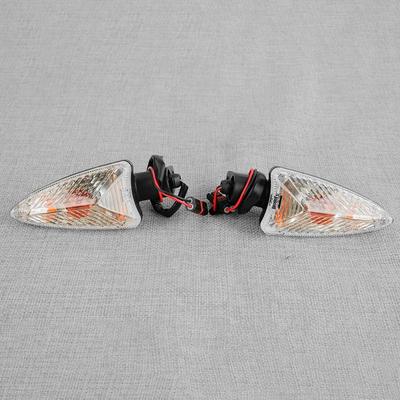 1 Pair Motorcycle Turn Signal Indicator Blinker Light Lamp with Wire 12V Fit For Tiger 800 1050 Daytona 675R Street Triple 675