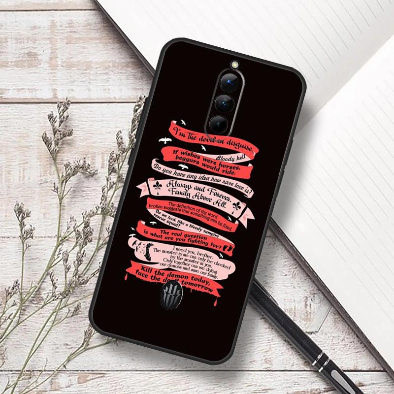 The Vampire Diaries Zitate Kunst Hülle Für ZTE Nubia Red Magic 11 10S 9S 8S 8 9 10 Pro Plus 6 7 6S 7S RedMagic 10 Air Cover
