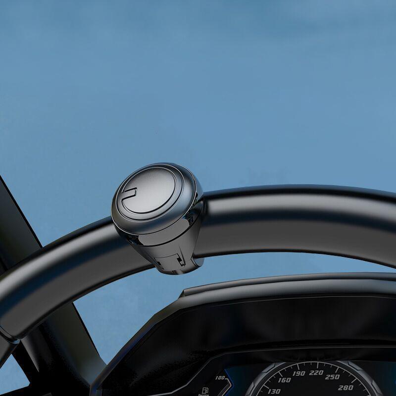 Manopola Potenziata 360 Gradi Rotazione Ausilio Controllo Manuale Volante Sferica Cuscinetto Metallico Montaggio Universale Pomello Spinner
