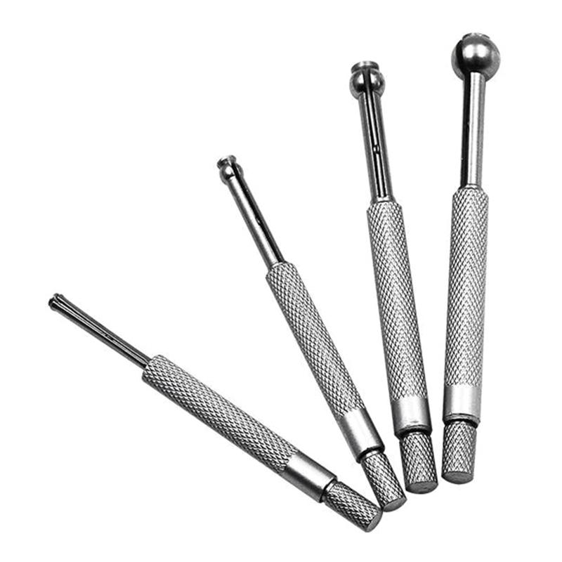 

Upgraded 3-13mm Small Hole Gauge Set 1/8 inch - 1/2 inch Telescoping Full Round Spherical Shaped Hardened Bore Gauge 1