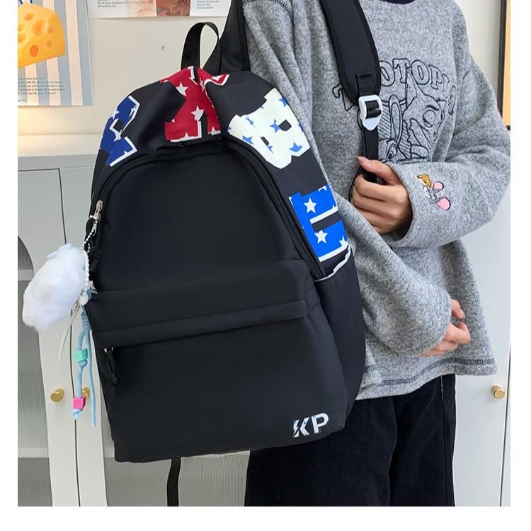 Schoolbag wholesale large capacity schoolbag girl simple versatile Japanese student bag computer bag junior high school girl cute backpack