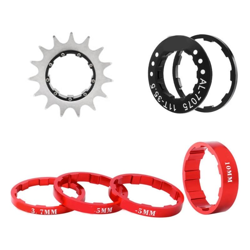 Single Speed Ritzel Hochfestes Stahl Freiläufe Fahrräder Schwungrad Kettenblatt Teil für Fixed Gear Fahrrad Einfach zu installieren