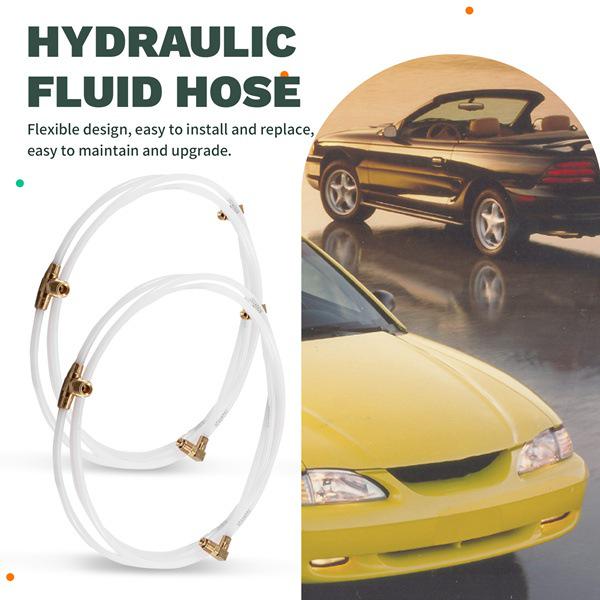 The FM-EM1005B fits the top hydraulic hose line of 1994-2004 Ford Mustangs.