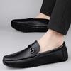 Fashion Genuine Leather Mens Casual Shoes Comfortable Casual Male Lazy Footwear Mens All-match Loafers Classic Men for Wedding Shoes