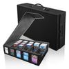 HG CHASING TRIBE Deck Trading Card PU Holds Large Top Loader Case with Display Sleeve Compatible Card Case, Case, Leather, 4200+ Cards, Capacity,