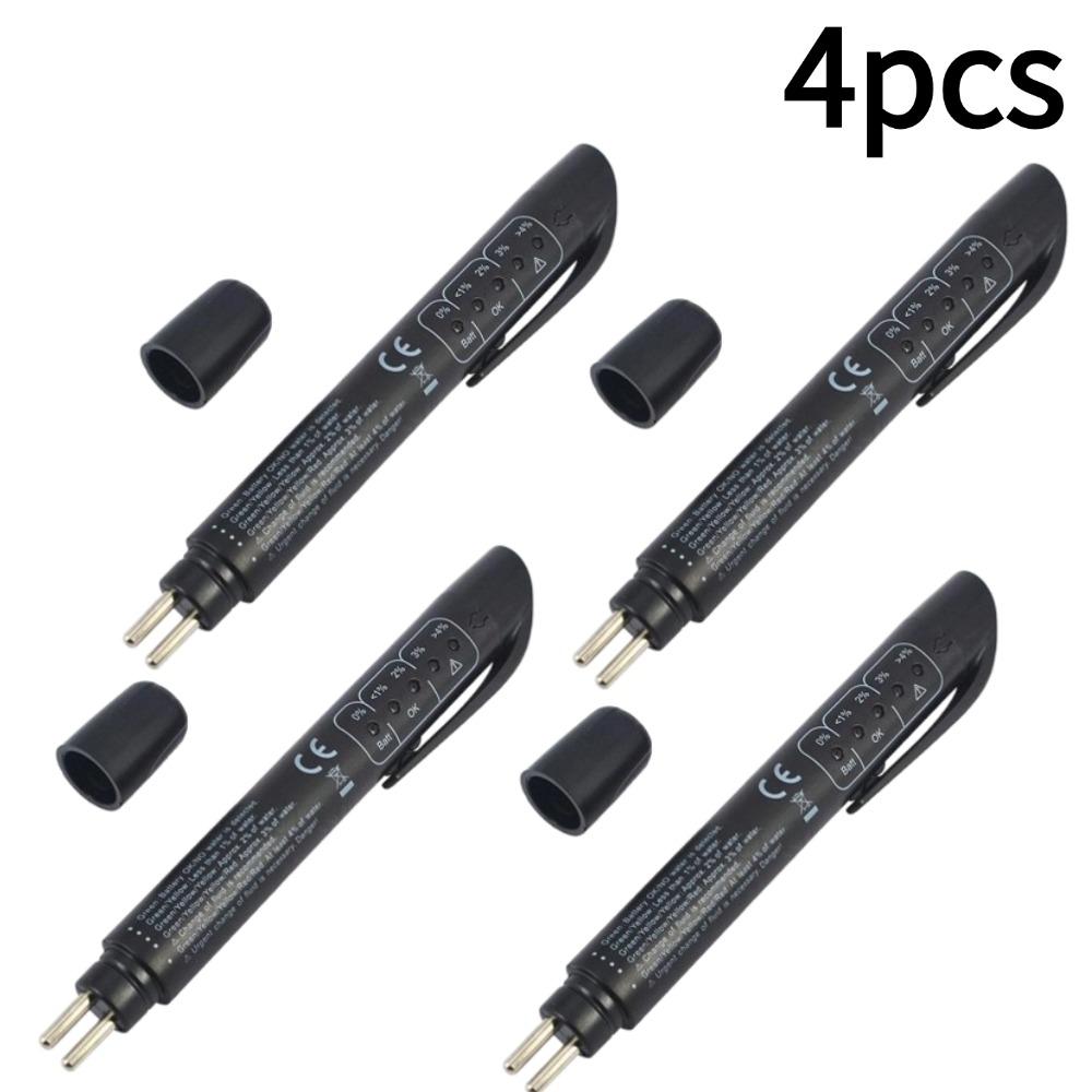 Automotive Brake Fluid Brake Oil Testing Pen Vehicle Brake Fluid Tester Oil Quality Test Display Testing Tools 1/2/3/4/5pcs