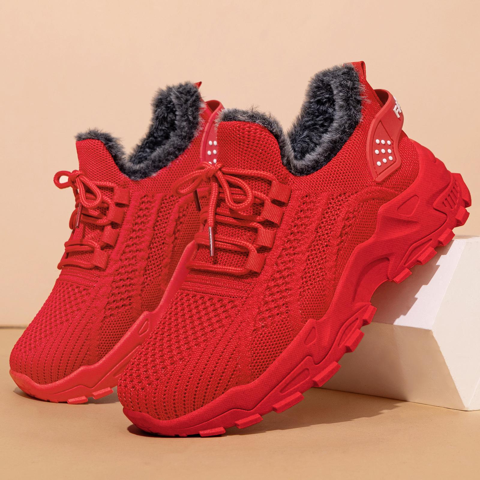 Женские зимние хлопковые ботинки - Теплые Удобные Короткие На толстой подошве Универсальные С невысоким голенищем 36 1540₽